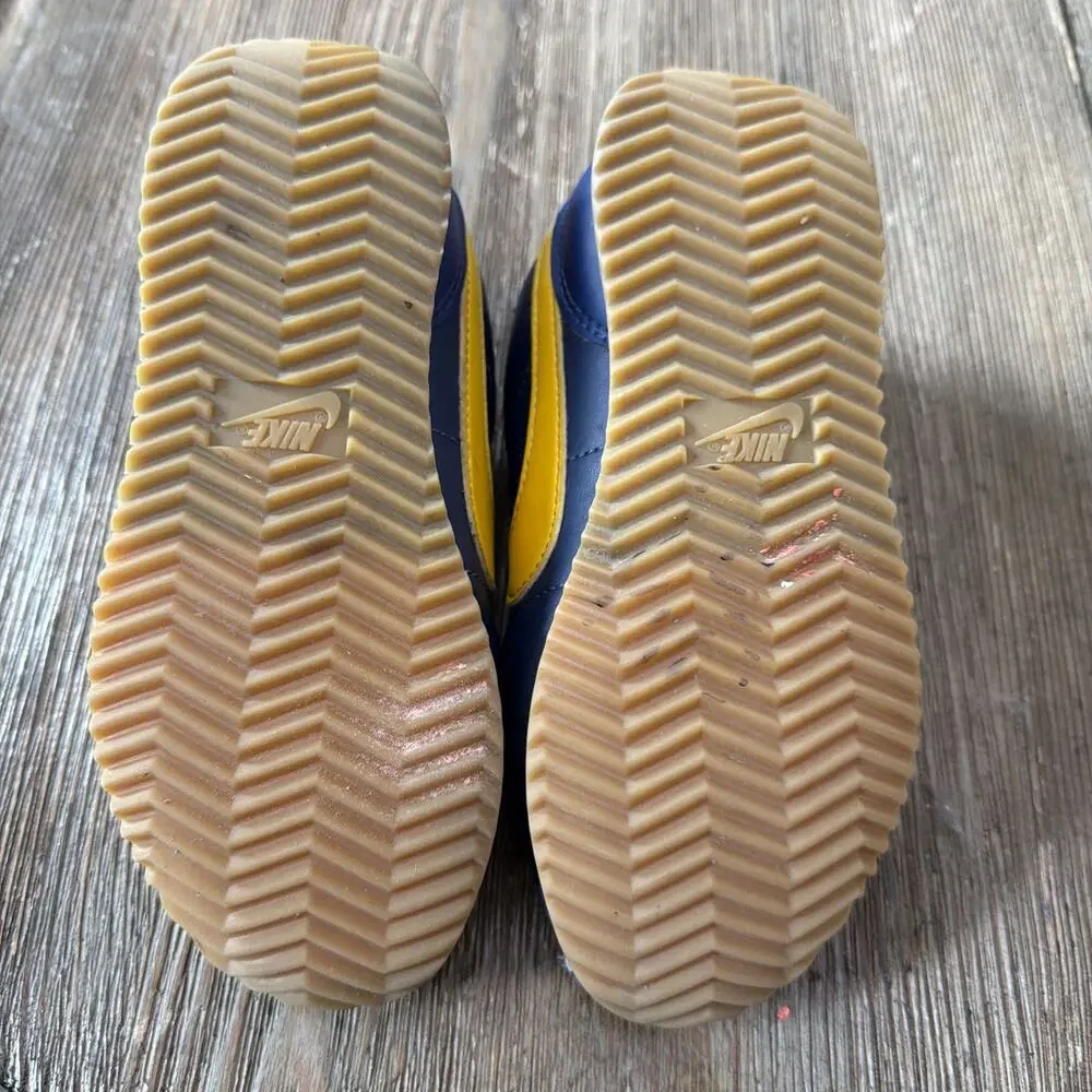 Nike Cortez GS Youth Shoes Midnight Navy Gold Gum DM0951-401 Size 12C